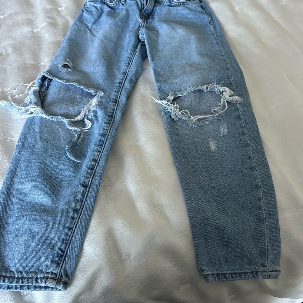 Girls Ripped Jeans - Picture 2 of 3